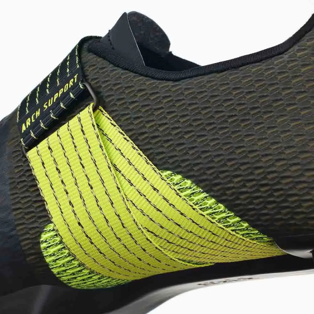 Превью Велообувь Велоботинки шоссейные FIZIK Vento Stabilita Carbon Black/Yellow Fluo