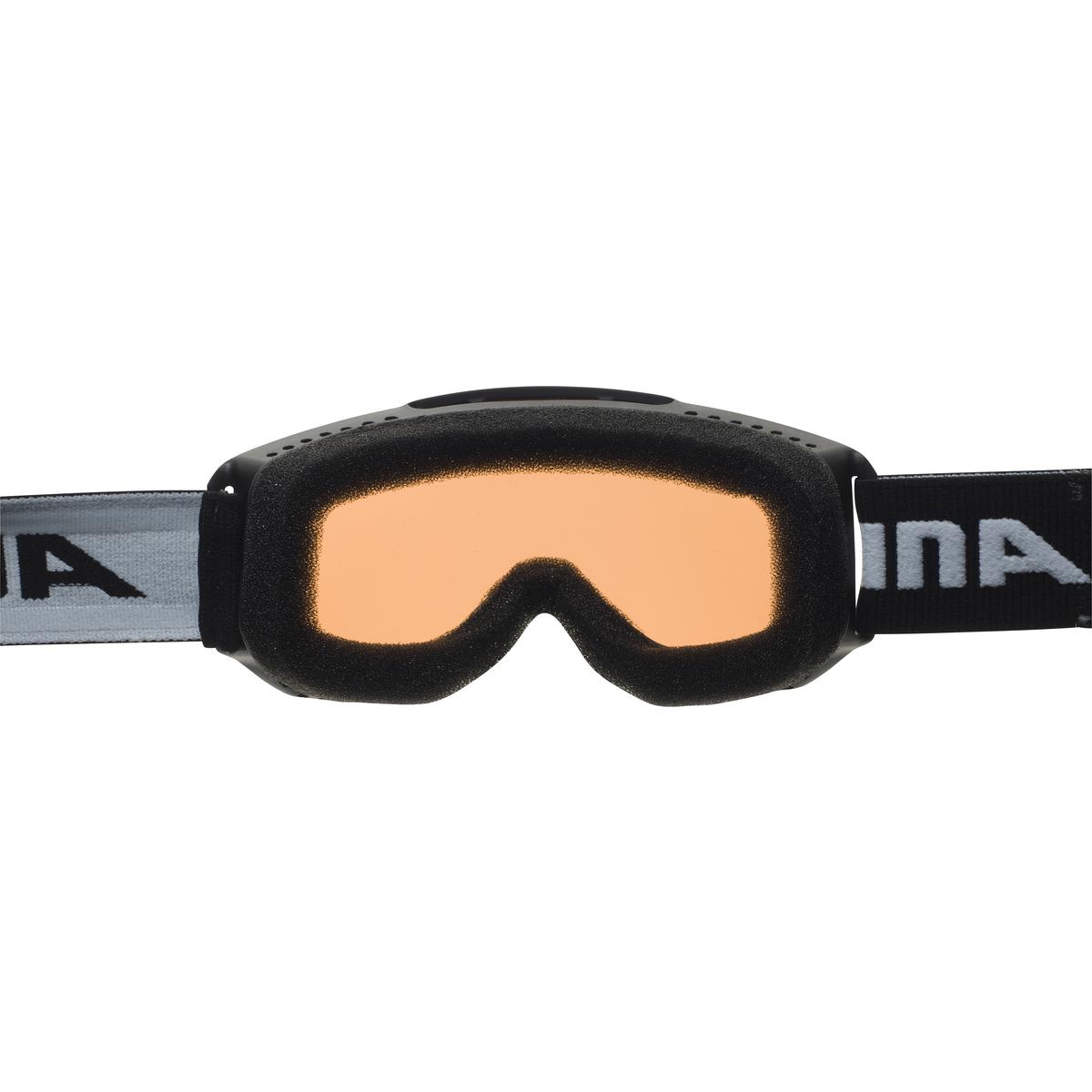 Превью Горнолыжная маска ALPINA Piney Black Matt/Orange (A7268431)