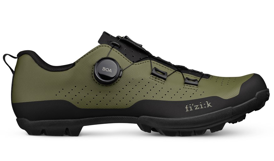 Превью Велообувь Велоботинки для кросс-кантри FIZIK Atlas Army/Black