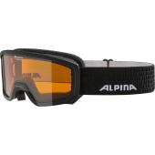 Превью Горнолыжная маска ALPINA Scarabeo Jr Black Matt/Orange (A7258131)