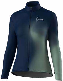 Превью  Велоджерси с длинным рукавом BIEMME Foresta Lady Marine/Green