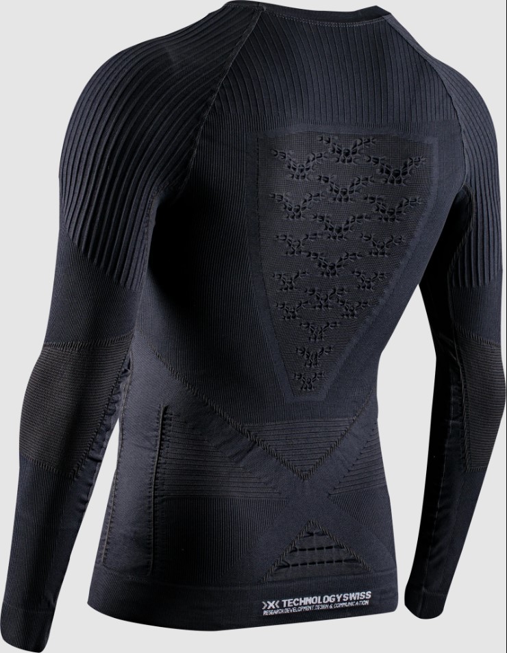 Превью Термобелье Термофутболка X-BIONIC Energy Accumulator 4.0 Round Neck LG SL Men Opal Black/Arctic White