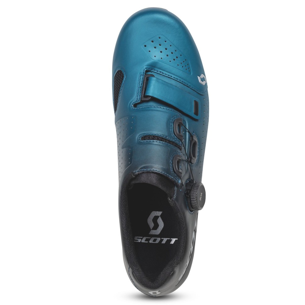 Превью Велообувь Велоботинки шоссейные SCOTT Road Team Boa Black Fade/Metallic Blue