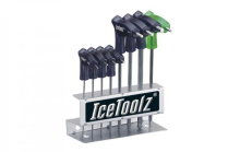 Набор шестигранников ICE TOOLZ 7M85 (2-8 мм +Torx 25)