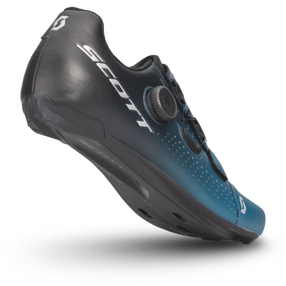 Превью Велообувь Велоботинки шоссейные SCOTT Road Team Boa Black Fade/Metallic Blue