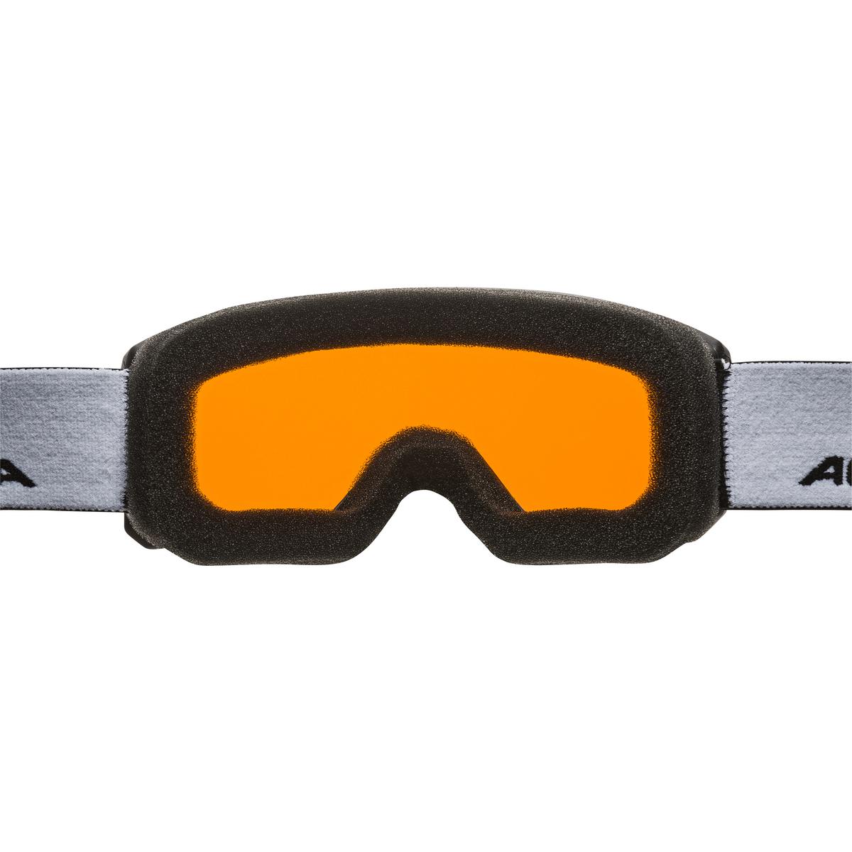 Превью Горнолыжная маска ALPINA Scarabeo Jr Black Matt/Orange (A7258131)