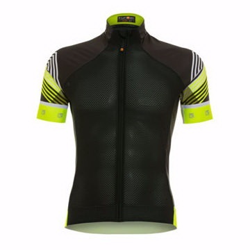 Превью  Велоджерси с коротким рукавом FUNKIERBIKE Sorrento Men Elite SS Jersey Black/Yellow