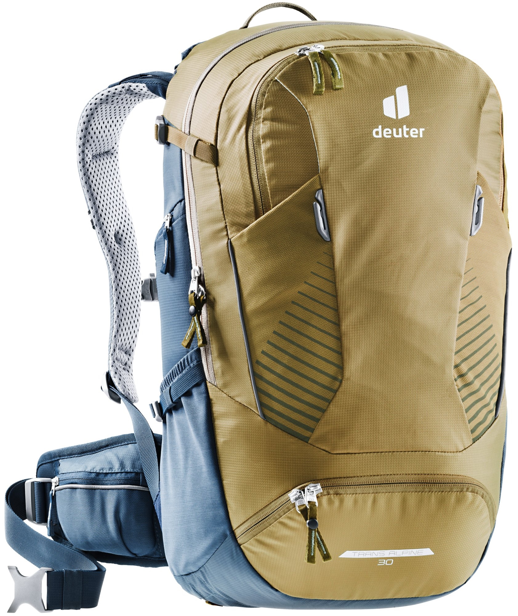 Велорюкзак DEUTER Trans Alpine 30 Clay/Marine (30 литров) - купить в  Владивостоке в магазине vld.mountainpeaks.ru по выгодной цене