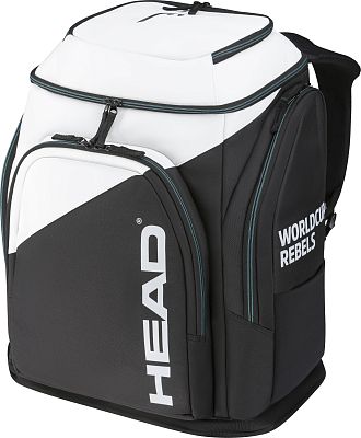 Превью Рюкзак горнолыжный для вещей HEAD Rebels Racing Backpack S 70 L Black/White/Speed Blue (383044)
