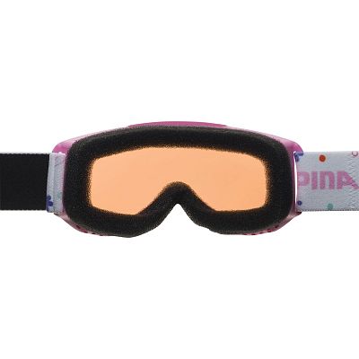 Превью Детские горнолыжная маска Маска горнолыжная ALPINA Piney Rose Matt/Orange (A7268458)