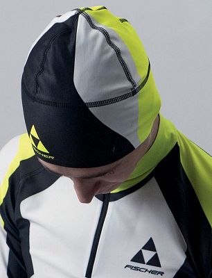 Превью Лыжная шапочка Шапка лыжная FISCHER Race Чёрный/Лимонный