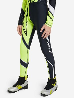 Превью  Комбинезон лыжный FISCHER Nordic Jr Черный/Лимонный