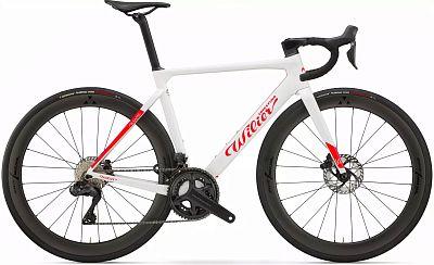Превью Шоссейный велосипед WILIER Filante SL 105 Di2 React Evo 50 White/Red (2025)