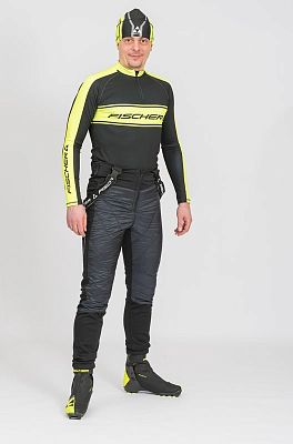 Превью Мужские лыжные брюки Брюки лыжные FISCHER Hybrid Чёрный