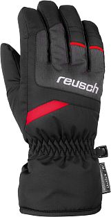 Превью Горнолыжные перчатки REUSCH Bennet R-Tex XT Junior Black/Black Melange/Fire Red