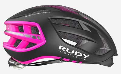 Превью  Шлем велосипедный RUDY PROJECT Egos Black/Pink Fluo Matte