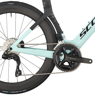 Превью Гоночный шоссейный велосипед Велосипед SCOTT Foil RC 20 (2026) Gelato Blue/Carbon Black