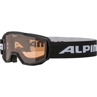 Превью Горнолыжная маска ALPINA Piney Black Matt/Orange (A7268431)