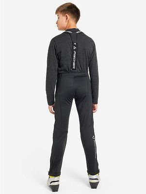 Превью Лыжные брюки Брюки лыжные FISCHER Softshell Warm Jr Черный