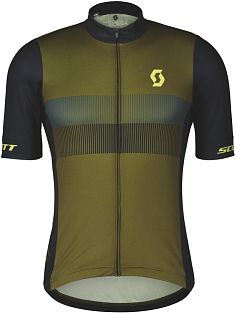 Превью Велоджерси с коротким рукавом SCOTT RC Team 10 Fir Green/Bitter Yellow