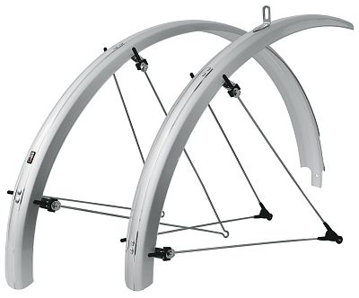 Превью Крыло 28" Комплект велосипедных крыльев SKS Bluemels Olympic Racer 35 28" Silver (10103)