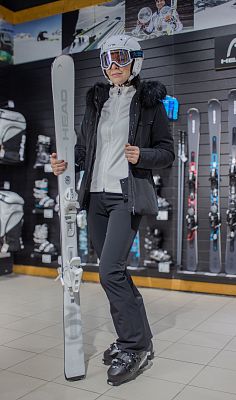 Превью Женские горнолыжные брюки Брюки горнолыжные POIVRE BLANC W24-0822-WO Black