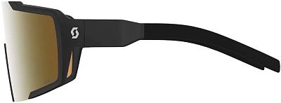 Превью Велоочки Велоочки SCOTT Shield Compact LS Black, Линзы: AMP Gold Chrome (289234-0001374)