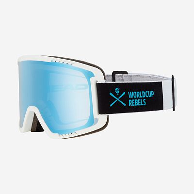 Превью Горнолыжная маска Маска горнолыжная HEAD Contex Photo Black/White WCR/Blue (394423)