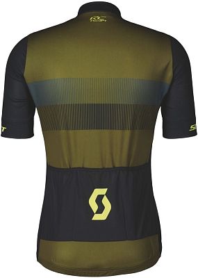 Превью  Велоджерси с коротким рукавом SCOTT RC Team 10 Fir Green/Bitter Yellow