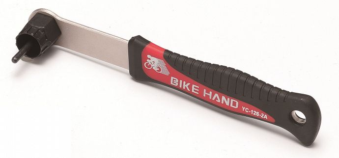 Съемник кассеты BIKEHAND YC-126-2A (с рукояткой, Shimano)