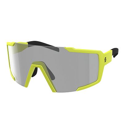 Превью Велоочки Велоочки SCOTT Shield LS Yellow Matt, Линзы: Фотохромные (275379-6533249)