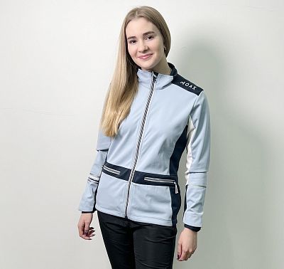 Превью Женская лыжная куртка Куртка лыжная MOAX Tokke Softshell W Голубой