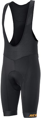 Превью  Велотрусы SCOTT Endurance ++ с лямками Black/Gleam Orange