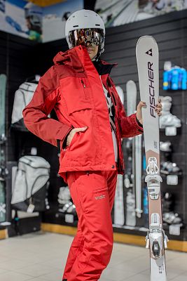 Превью  Куртка горнолыжная VIST Crystal Stone Truered