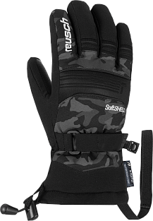 Превью Горнолыжные перчатки REUSCH Kondor R-Tex Xt Junior Dark Camo/Black