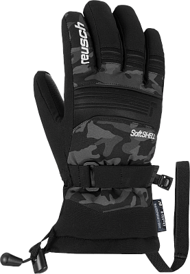 Превью Горнолыжные перчатки Перчатки горнолыжные REUSCH Kondor R-Tex Xt Junior Dark Camo/Black