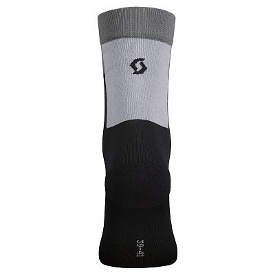 Превью  Носки велосипедные SCOTT Block Stripe Crew Black/Dark Grey