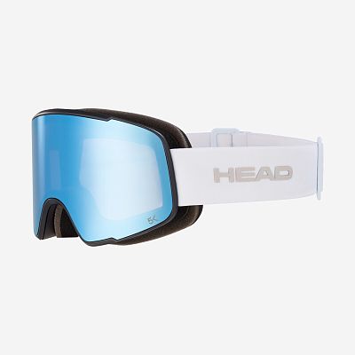 Превью Горнолыжная маска для солнечной погоды Маска горнолыжная HEAD Horizon 2.0 5K + Spare Lens White/Blue (391233)