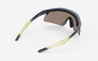 Превью  Велоочки RUDY PROJECT Turbolence Crystal Blue/Apple Green, Линзы: Multilaser Yellow (SP890502-0000)