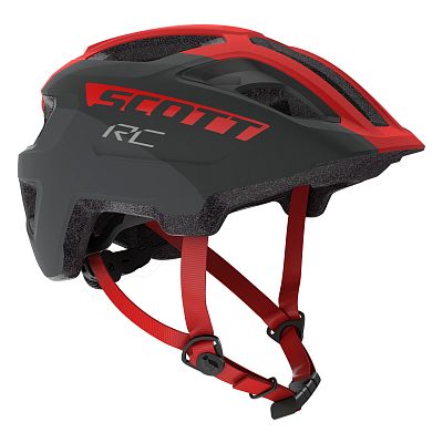 Превью Велошлем детские Шлем велосипедный SCOTT Spunto Jr RC Grey/Red
