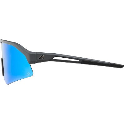 Превью  Велоочки ALPINA Sonic HR Q Midnight-Grey Matt, Линзы: Blue Mirror Cat.2 (A8733522)