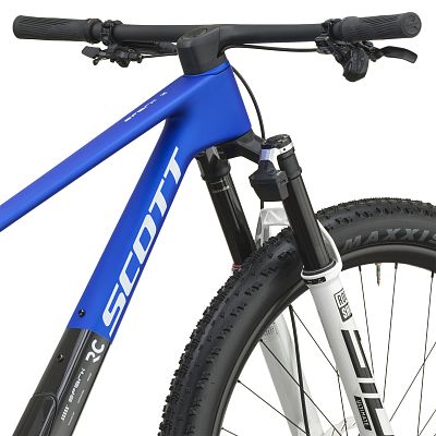 Превью Двухподвесный велосипед Велосипед SCOTT Spark RC Team Issue (2027) Ultra Blue/Carbon Black