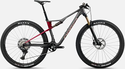 Превью  Велосипед ORBEA Oiz M-Pro (2026) Diamond Carbon/Cherry Red