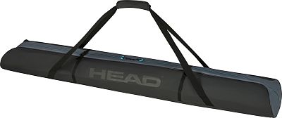 Превью  Чехол для горных лыж HEAD Double Skibag 175 см Black/Anthracite (383064)
