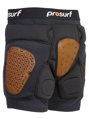 Превью  Защитные шорты PROSURF Protection Short Full Black (PS04)