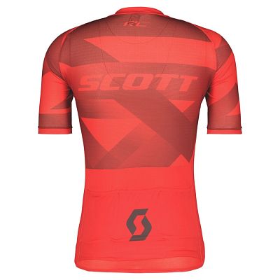 Превью  Велоджерси с коротким рукавом SCOTT RC Premium Climber Fiery Red/Dark Grey