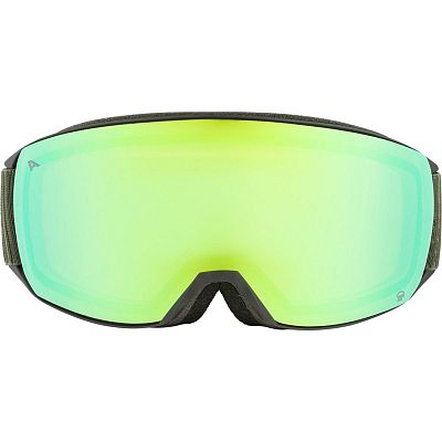 Превью  Маска горнолыжная ALPINA Nakiska Q Black/Olive Matt/Green (A7278832)