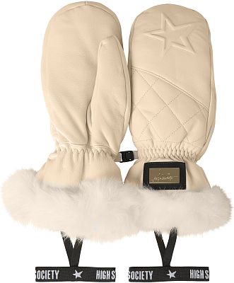 Превью  Варежки горнолыжные HIGH SOCIETY Vivienne Cream