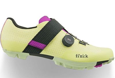 Превью  Велотуфли для кросс-кантри FIZIK Vento Ferox Carbon Lime/Purple