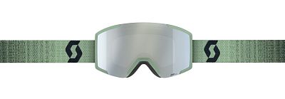 Превью Горнолыжная маска Маска горнолыжная SCOTT Shield Soft Green Black/White Chrome (277837-7644368)